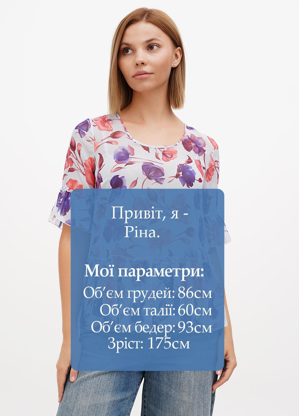 Светло-голубая блуза Sassofono Club