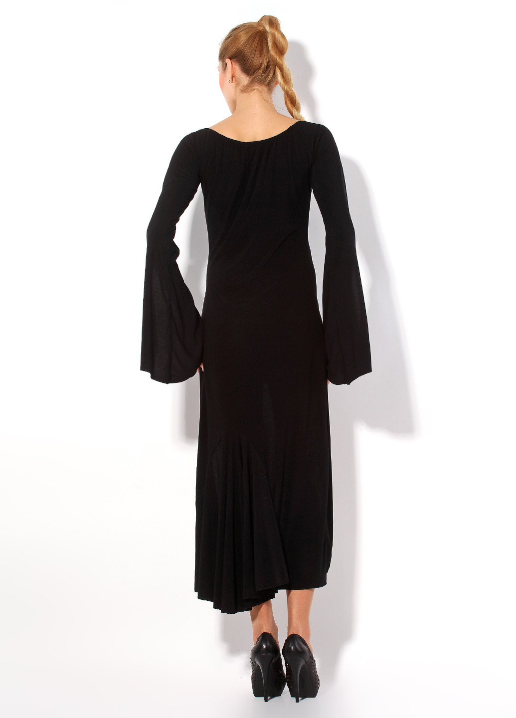 Черное кэжуал платье Miss Miss