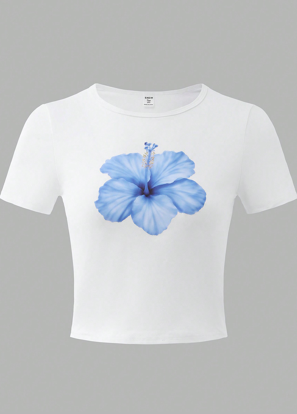 Комбинированный летний костюм (футболка, брюки) SHEIN