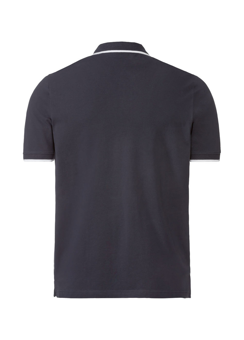 Черная футболка-поло для мужчин Livergy однотонная