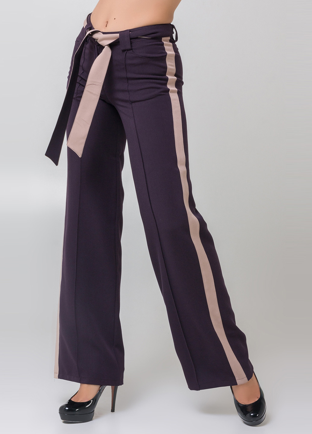 Сливовые кэжуал демисезонные брюки Azuri