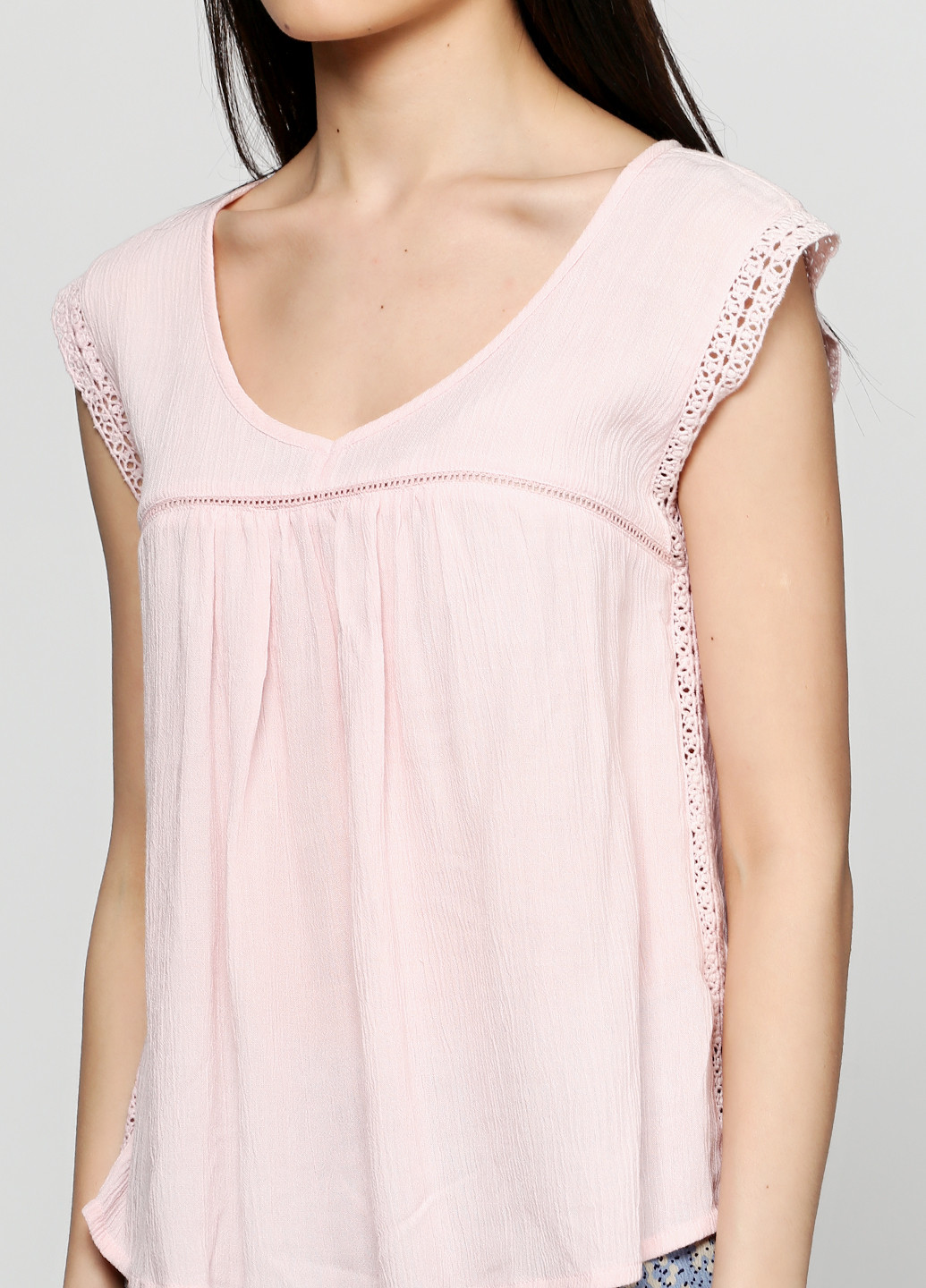 Светло-розовая летняя блуза Imperial