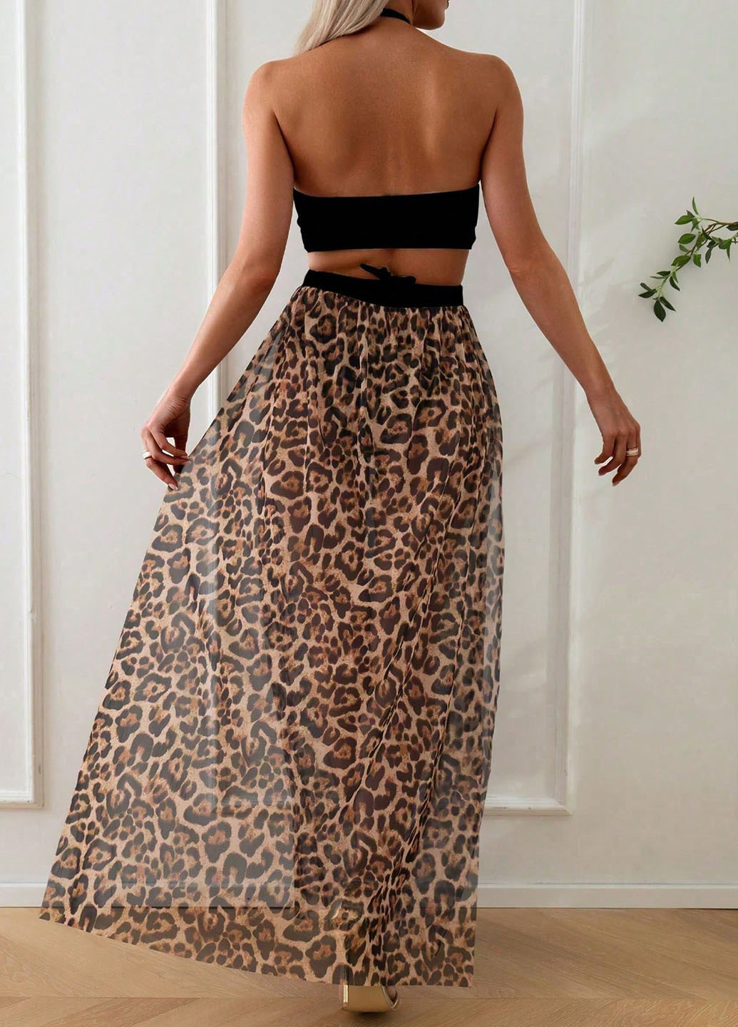 Комбінований літній комплект (купальник, парео) SHEIN