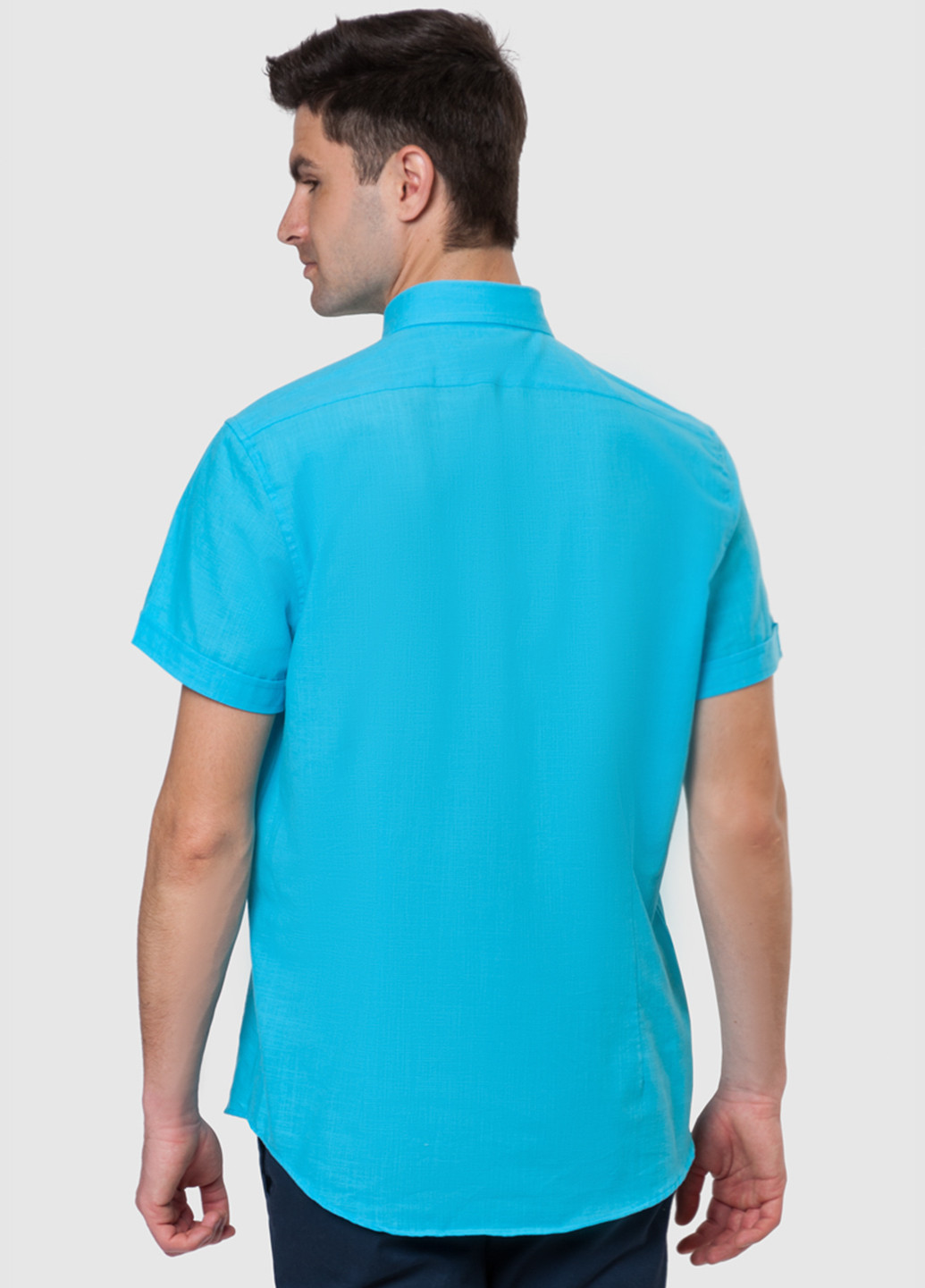Синяя классическая рубашка Arber