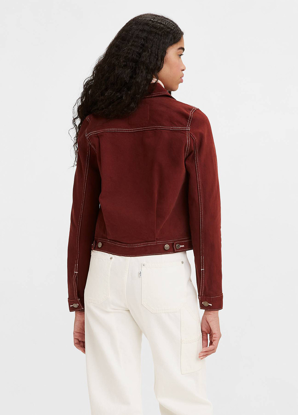 Бордовая демисезонная куртка Levi's