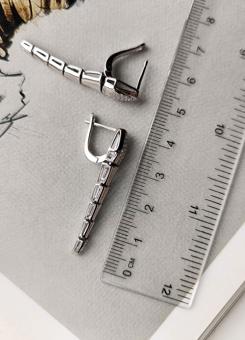 Серьги Silver Flame (317284852)