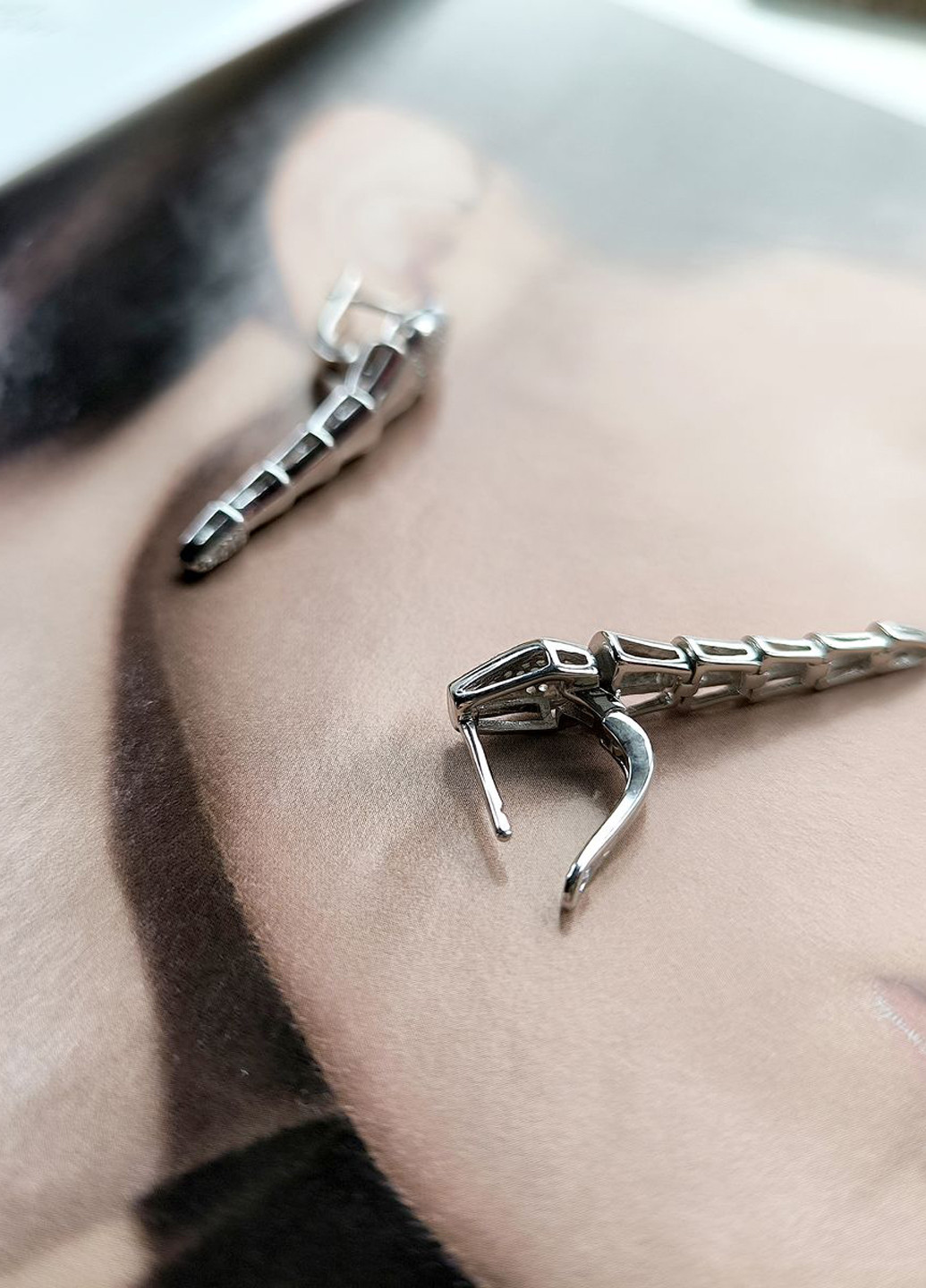 Серьги Silver Flame (317284852)