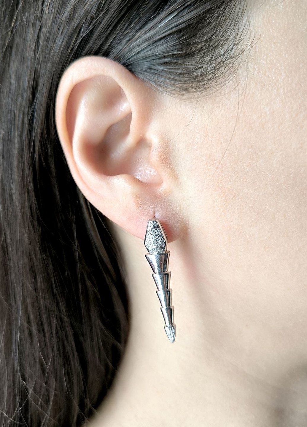 Серьги Silver Flame (317284852)