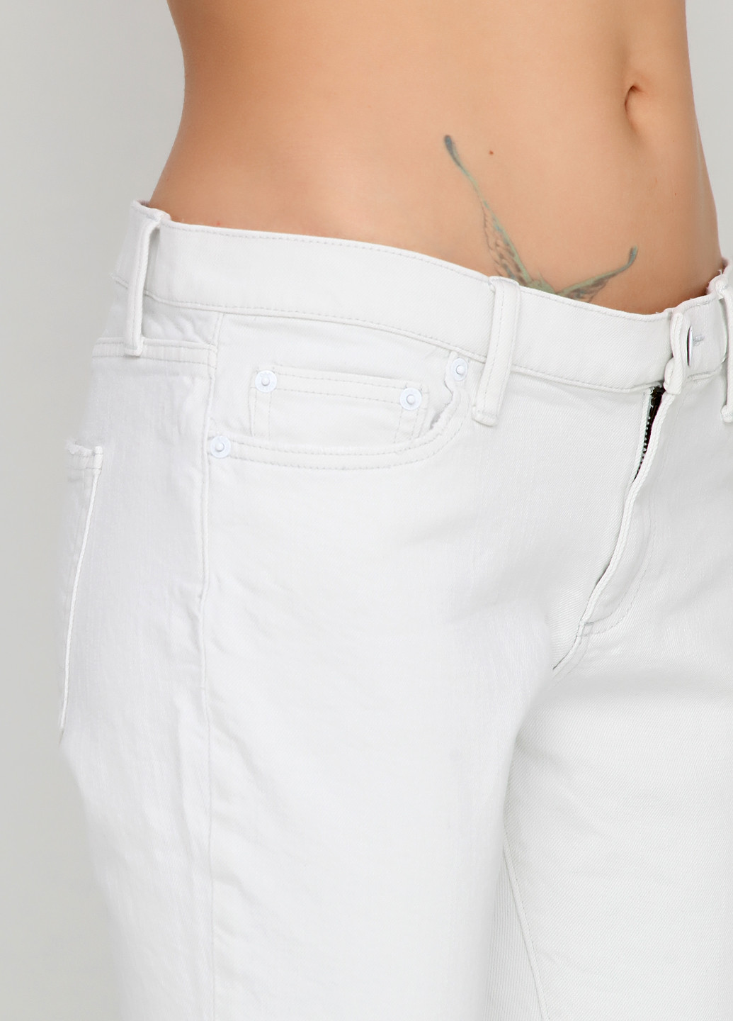 Комбинированные демисезонные зауженные джинсы Gap