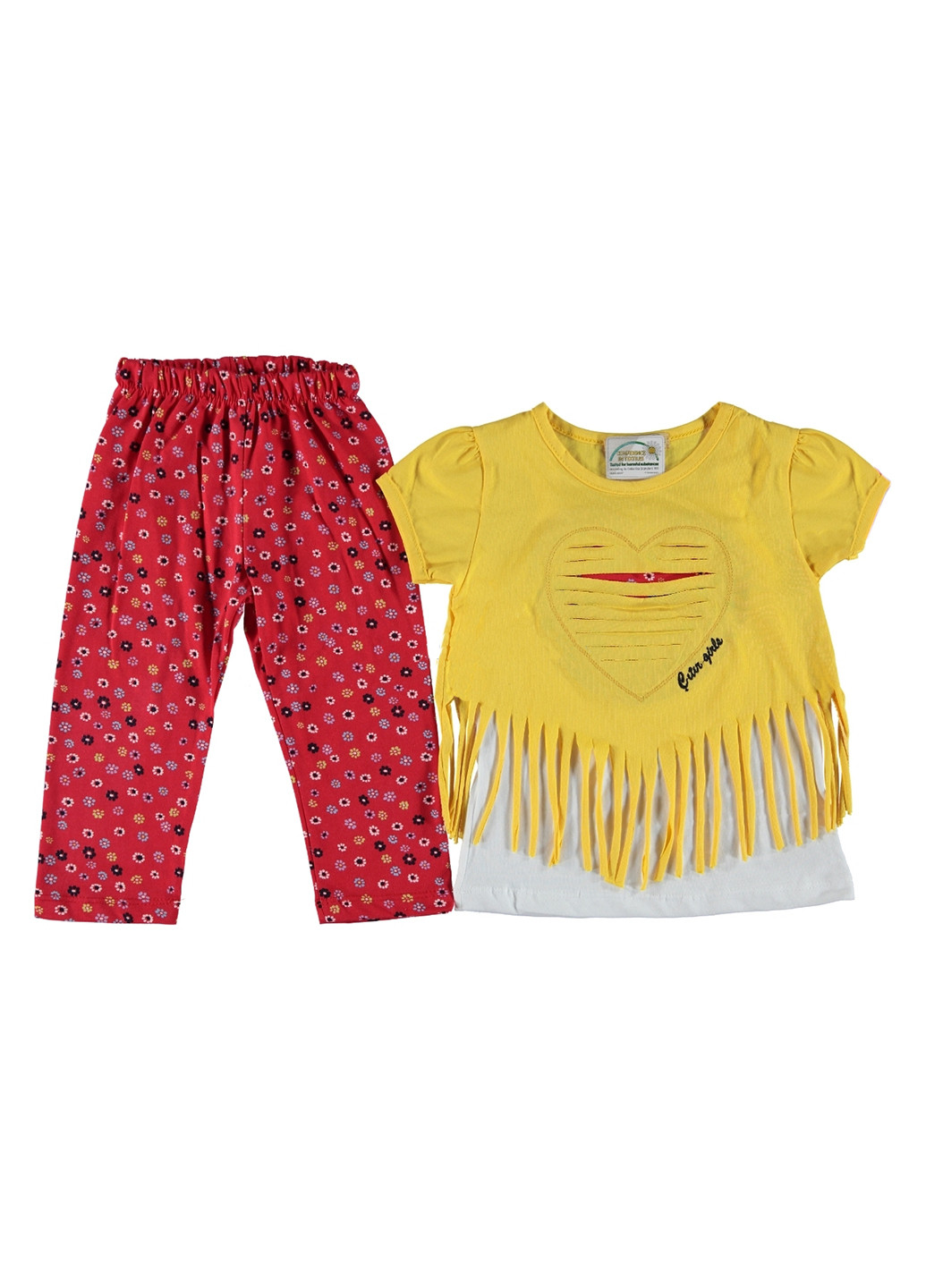 Комбинированный летний комплект (майка, футболка, леггинсы) Citir