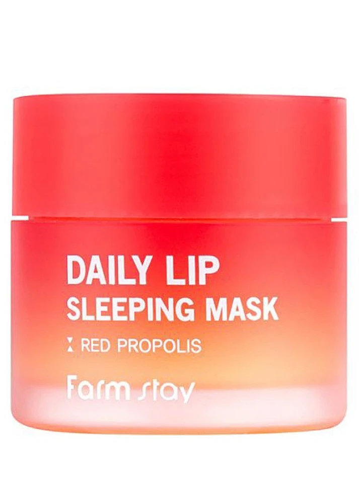 Ночная маска для губ с красным прополисом DAILY LIP SLEEPING MASK RED PROPOLIS, 20 г FarmStay (251299172)