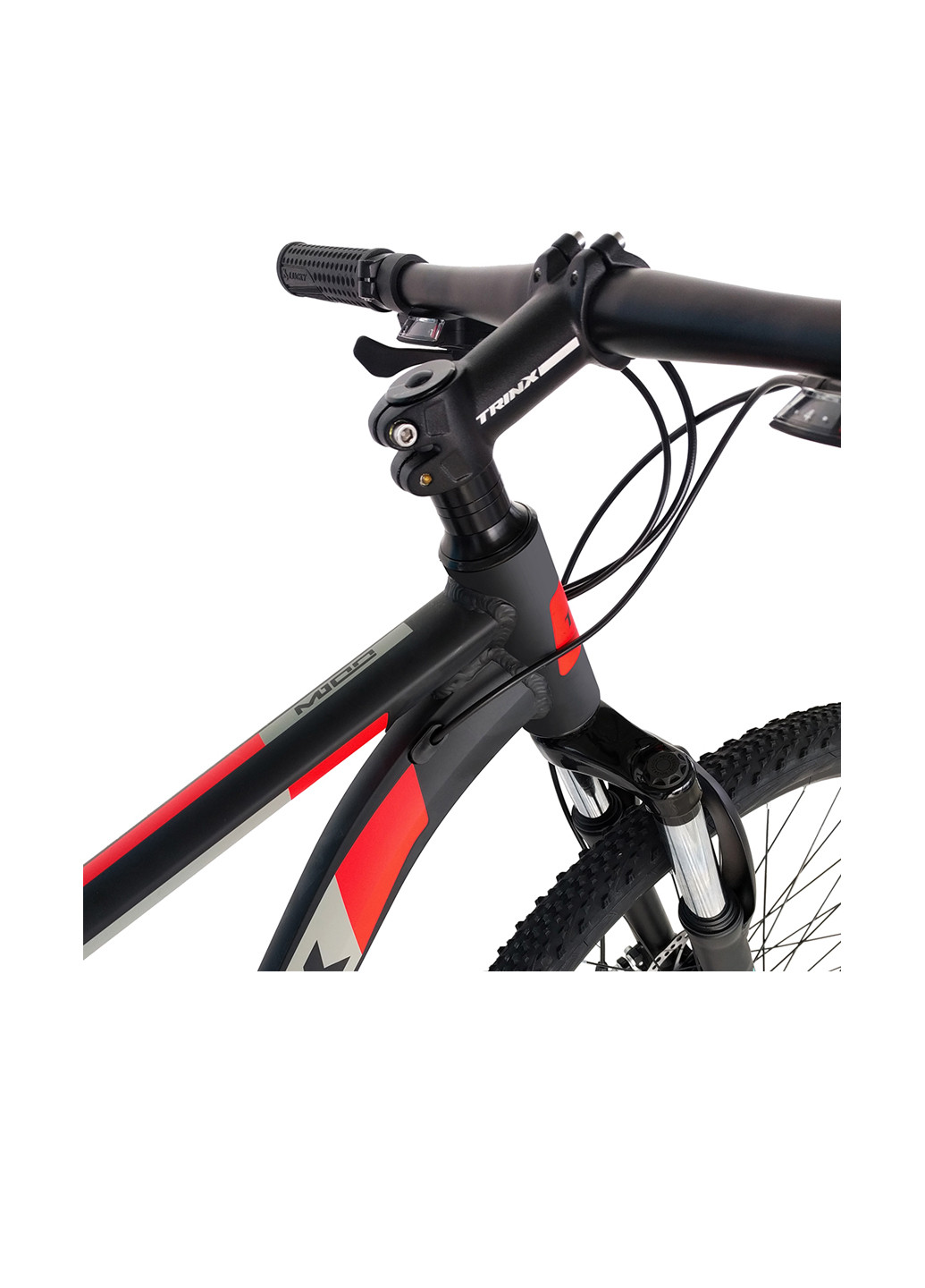 Велосипед M100 26 "х19" Matt-Black-Red-Cyan Trinx m100 26"х19" matt-black-red-cyan (146489508)