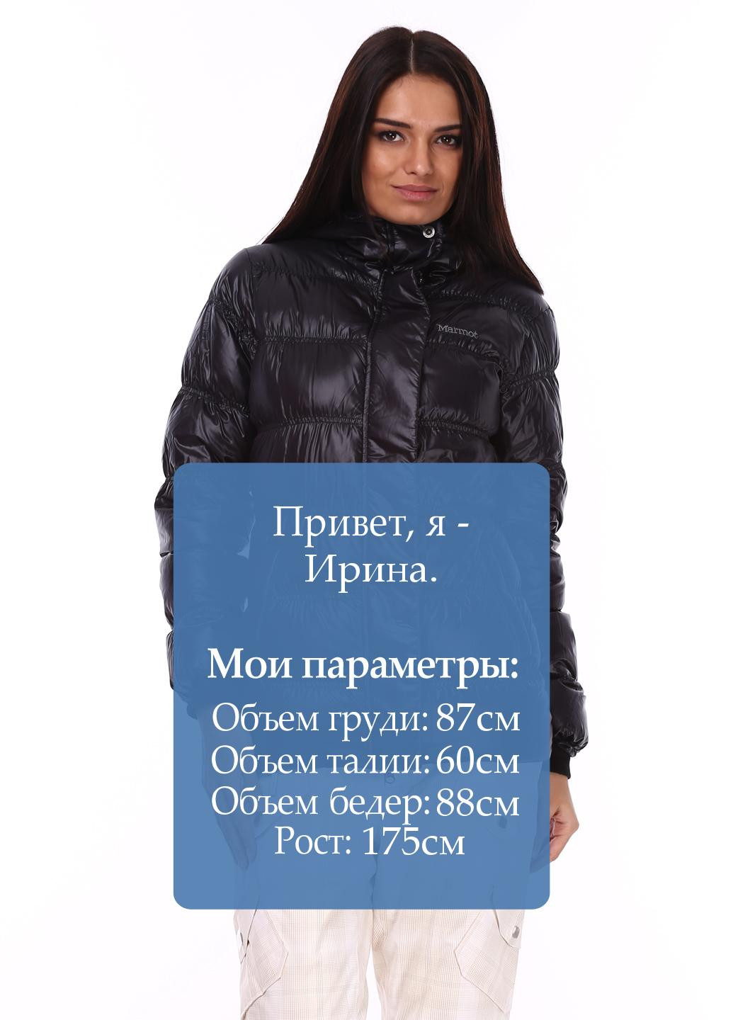 Черная зимняя куртка Marmot