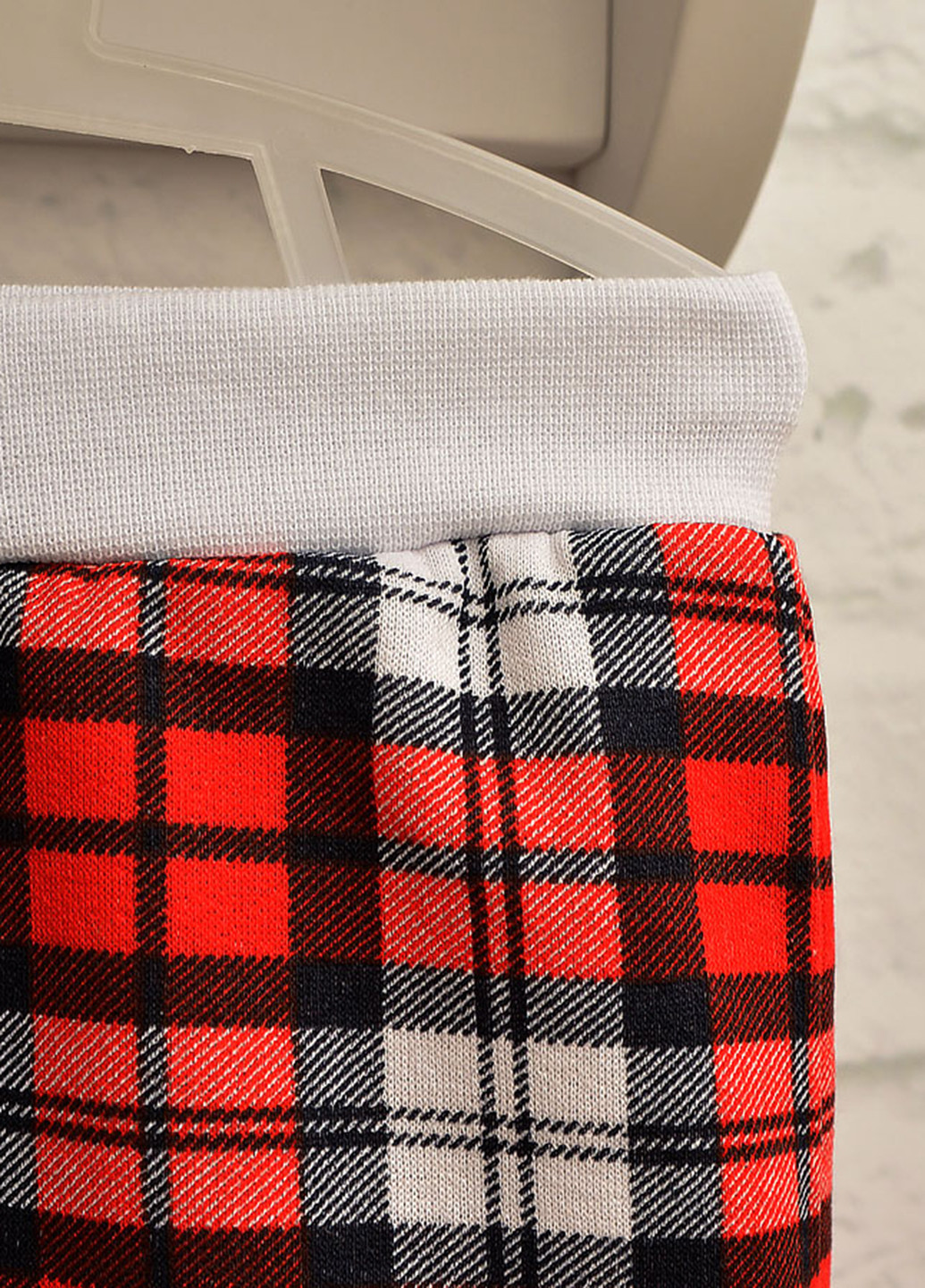 Красный зимний костюм (лонгслив, брюки) брючный Blanka