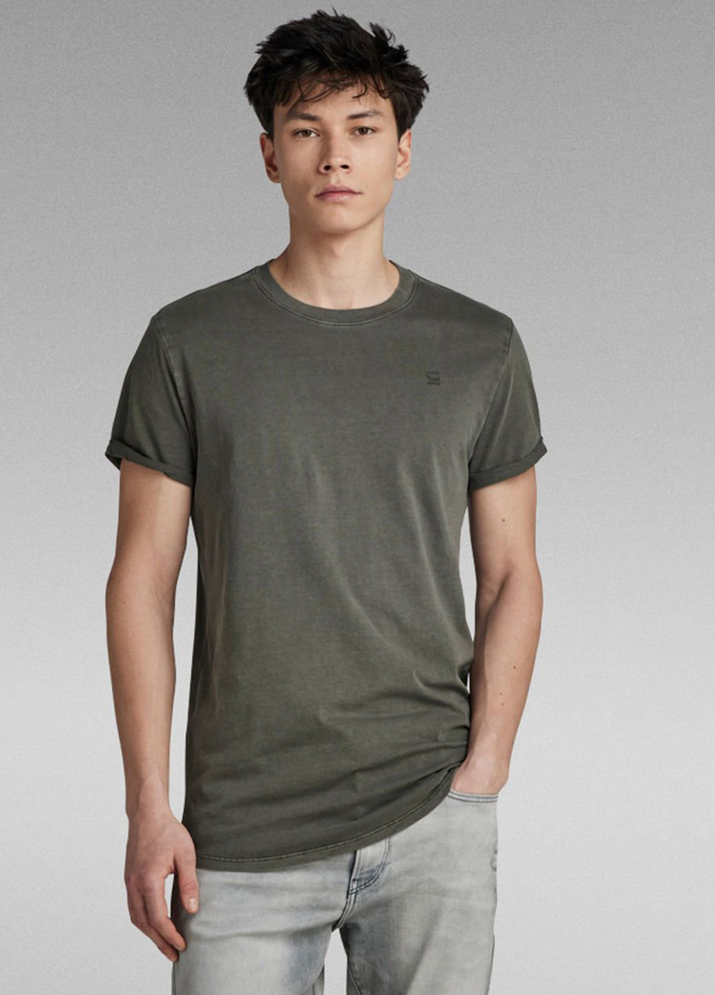 Сіра футболка G-Star Raw