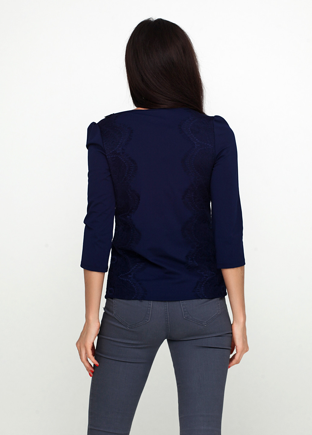 Темно-синяя демисезонная блуза Vero Moda