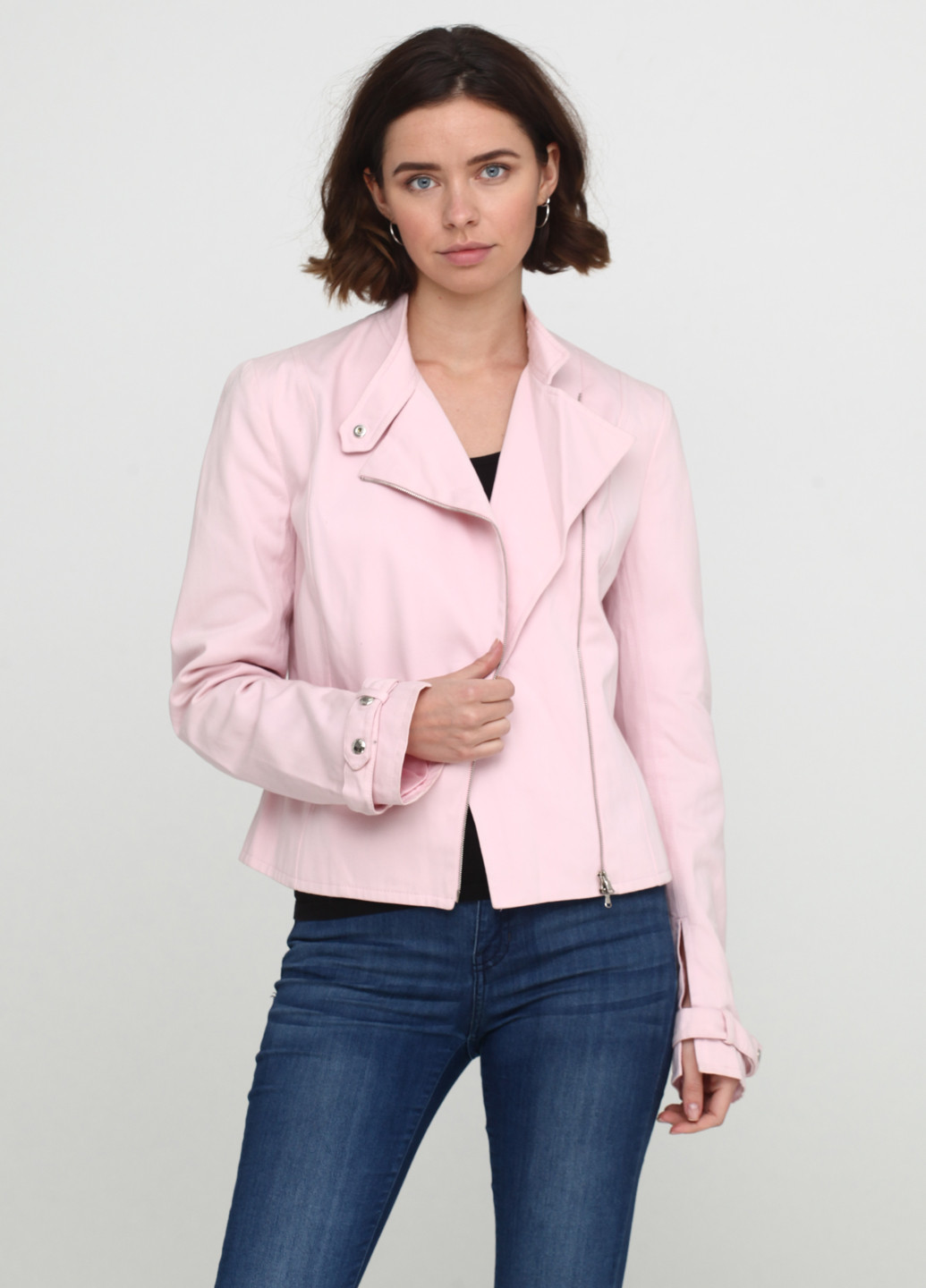 Розовая демисезонная куртка Patrizia Pepe
