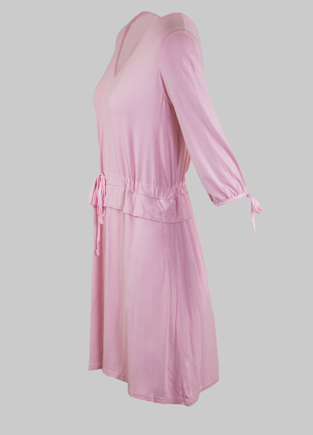 Розовое кэжуал платье Boohoo однотонное