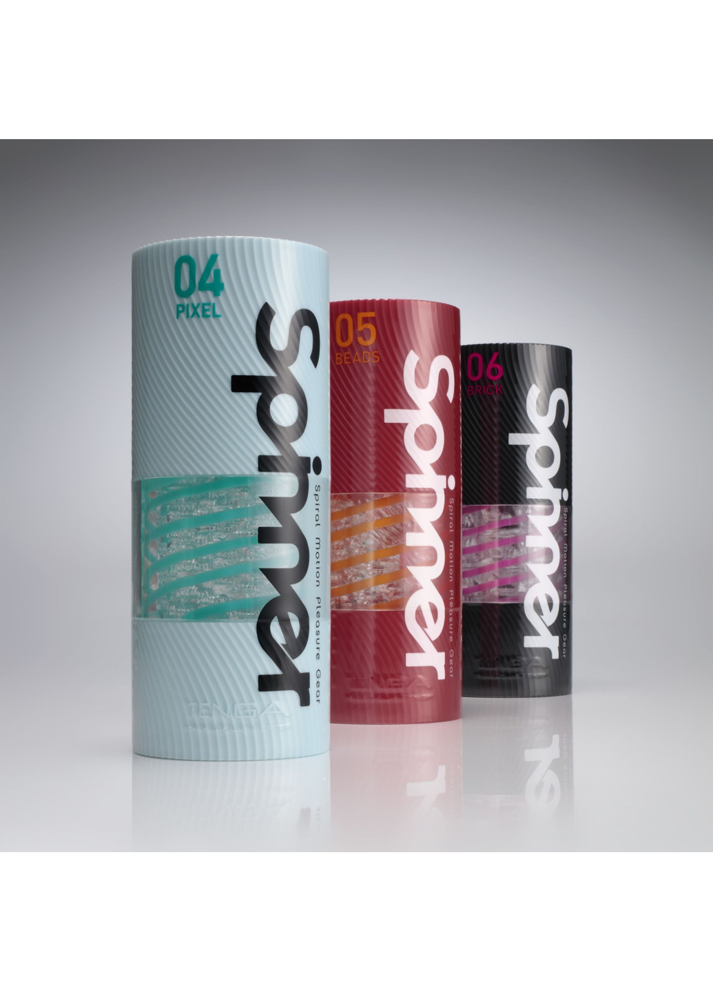 Мастурбатор Spinner 04 Pixel з пружною стимулюючою спіраллю всередині Tenga (252022451)