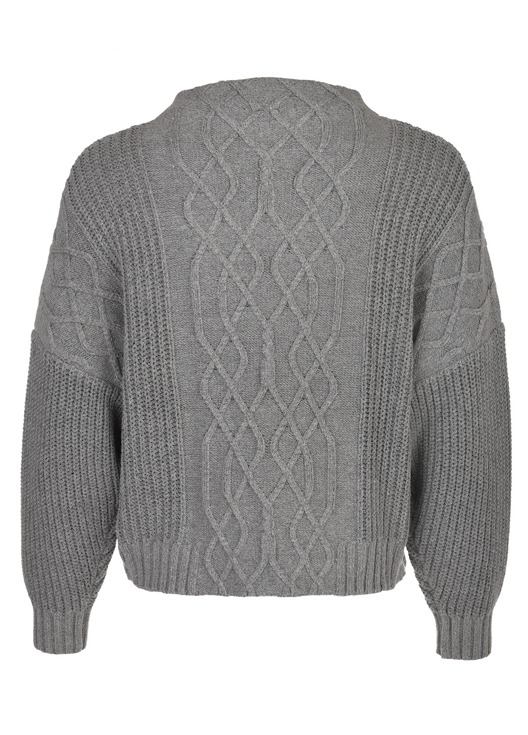 Серый зимний свитер LOVE REPUBLIC