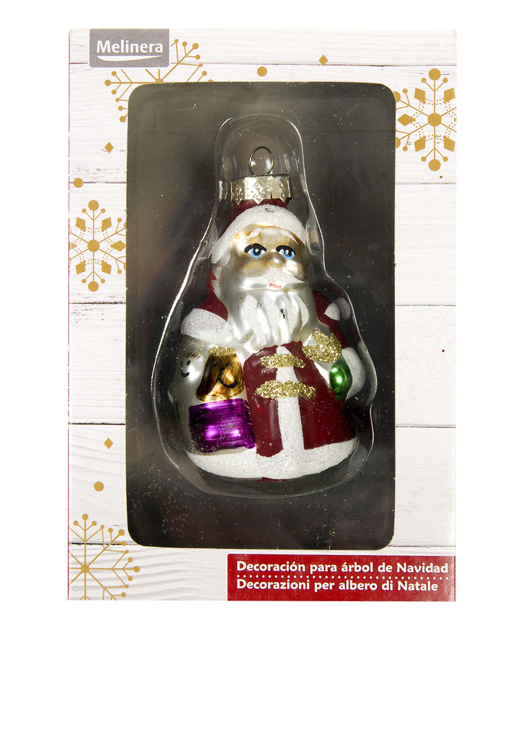 Новогодняя игрушка Дед Мороз, 5х8х4 см Melinera (163089986)