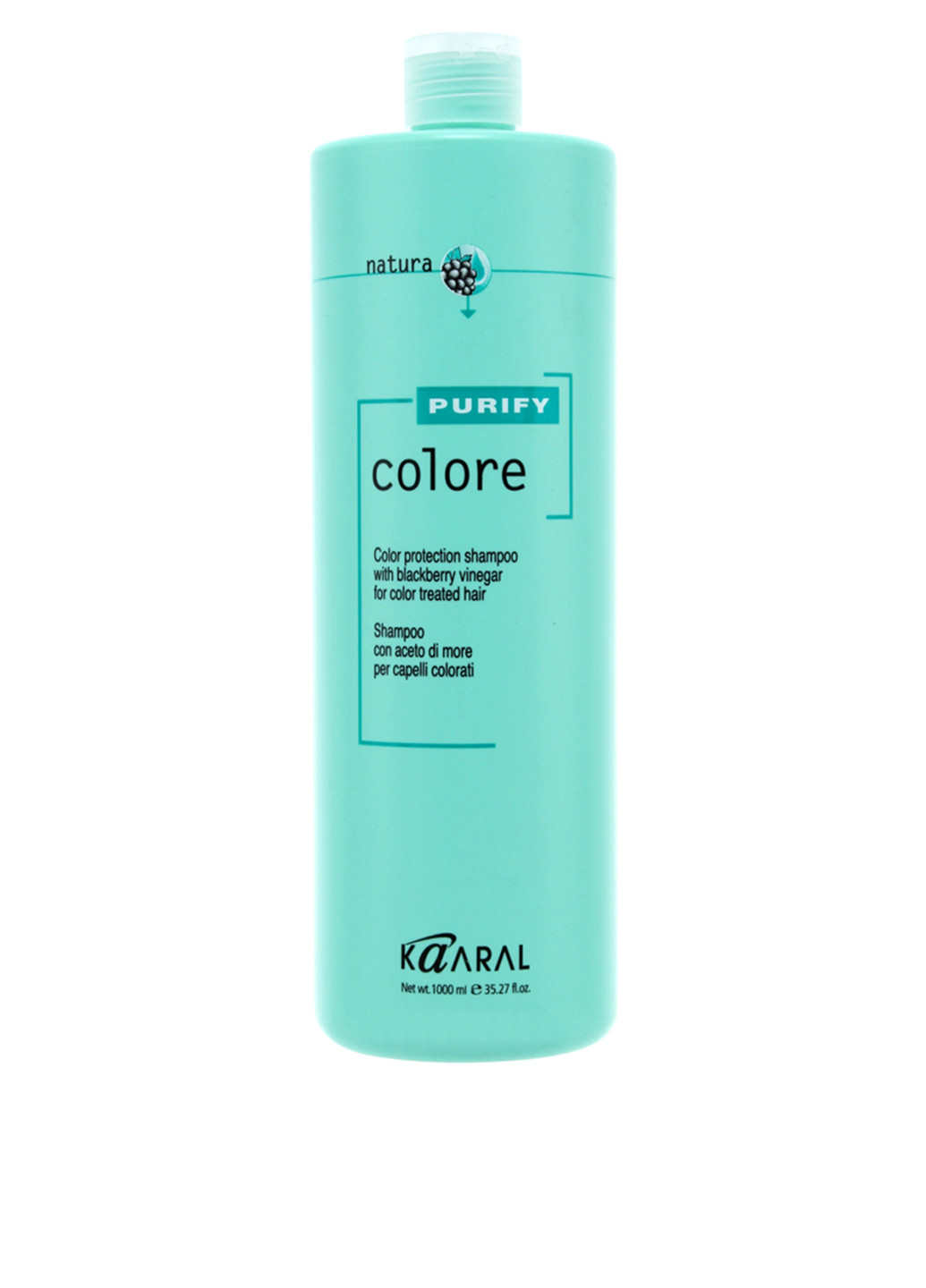 Шампунь защита цвета с ежевичным уксусом Purify Color Shampoo 1000 мл Kaaral (88095907)