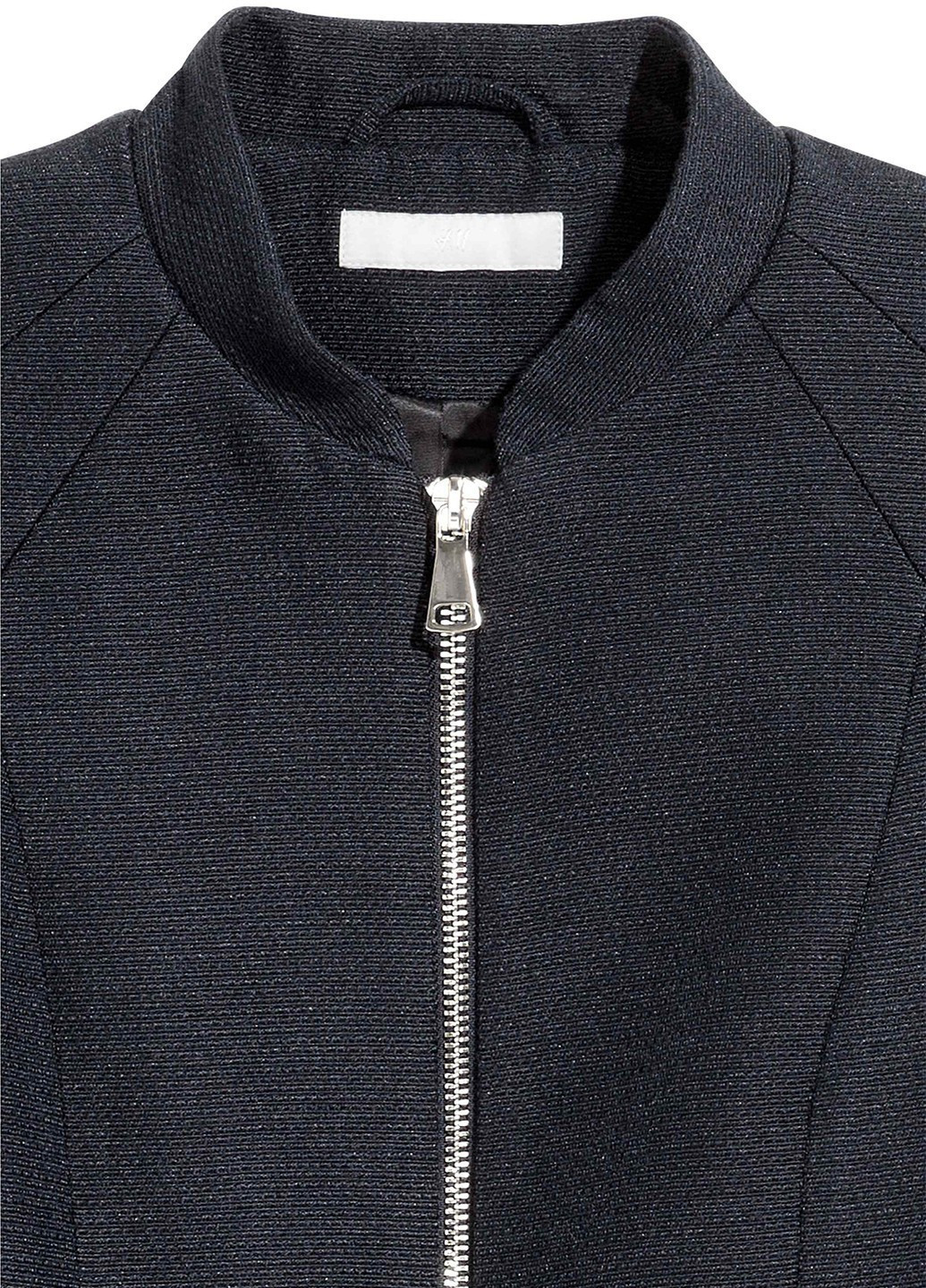 Темно-синее демисезонное Пальто однобортное H&M