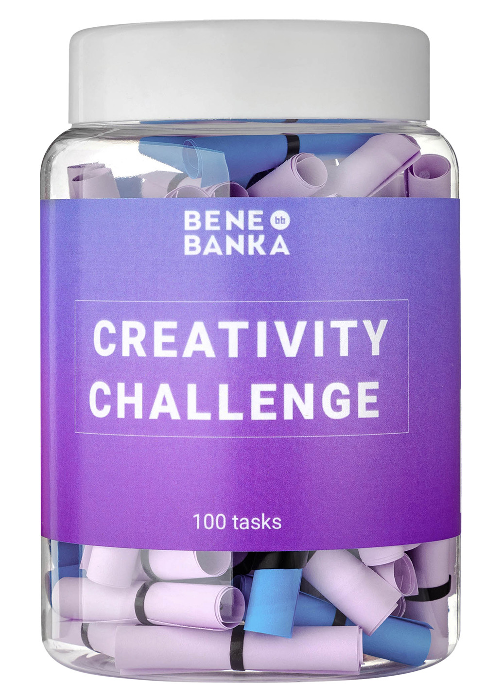 Баночка з завданнями "Creativity Challenge" англійська мова Bene Banka (200653607)