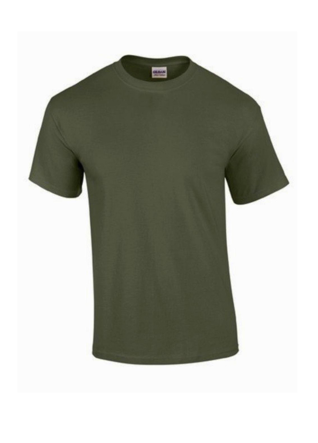 Темно-зелена футболка Gildan
