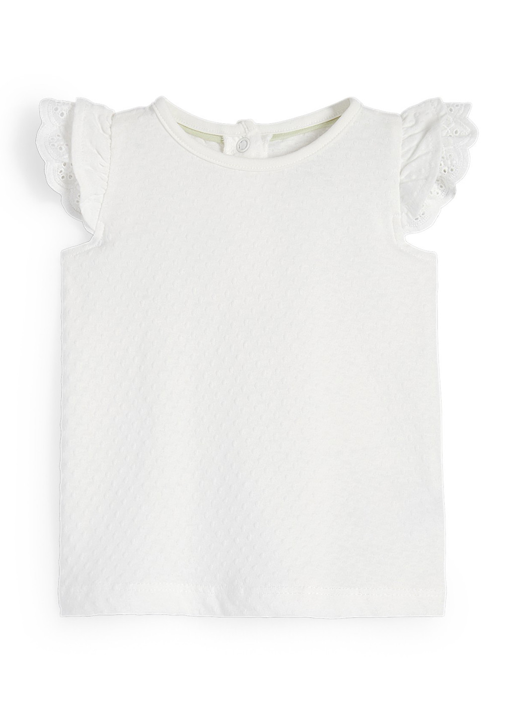 Белый летний комплект (футболка, шорты) C&A