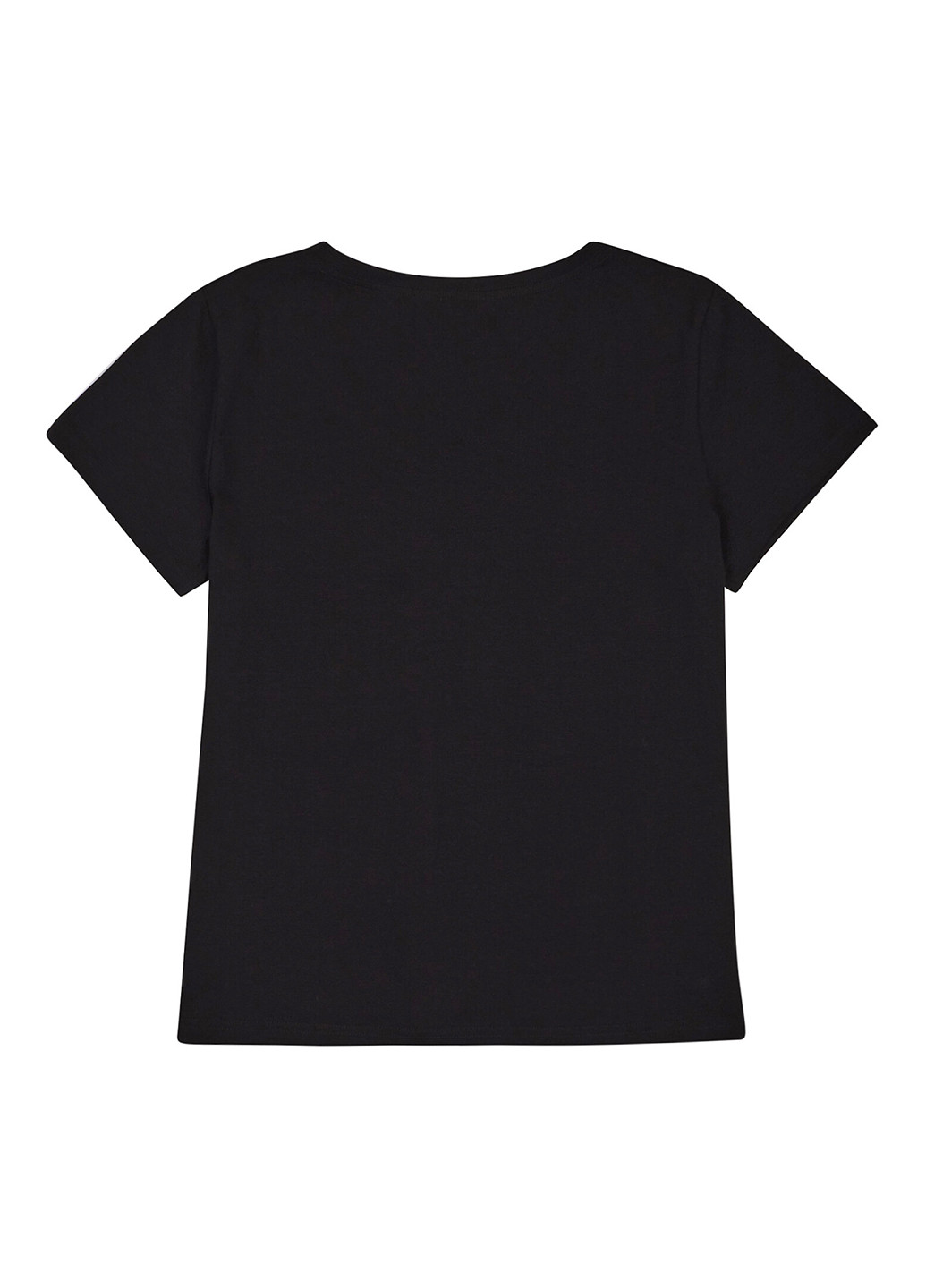 Чорна демісезонна футболка Garnamama