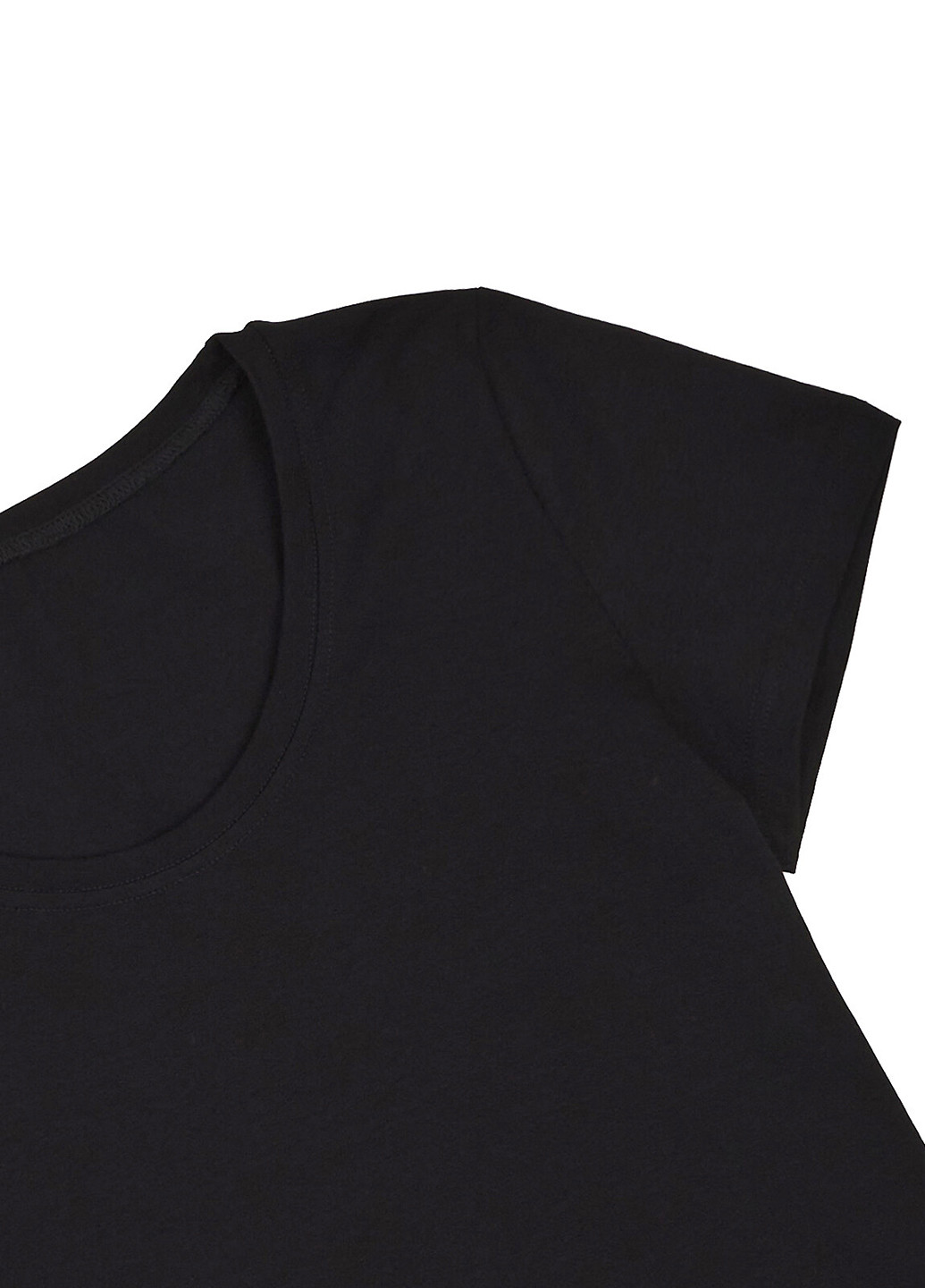 Чорна демісезонна футболка Garnamama