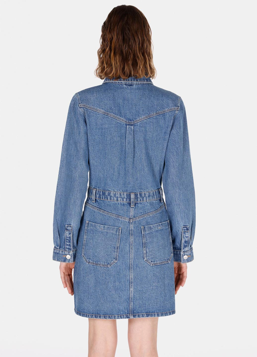 Синя джинсова сукня сукня-сорочка Colin's однотонна