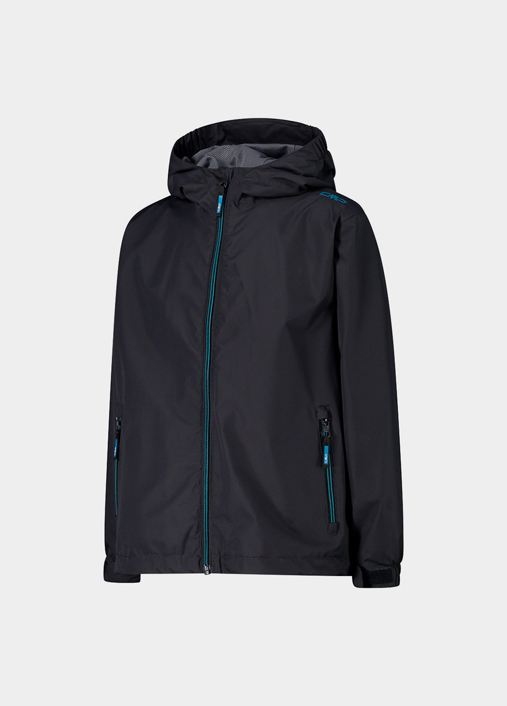 Темно-синяя демисезонная ветровка CMP JACKET FIX HOOD