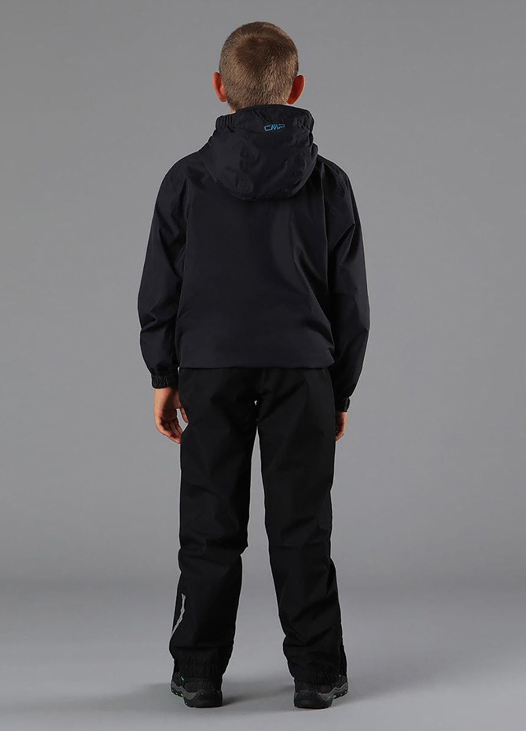 Темно-синяя демисезонная ветровка CMP JACKET FIX HOOD