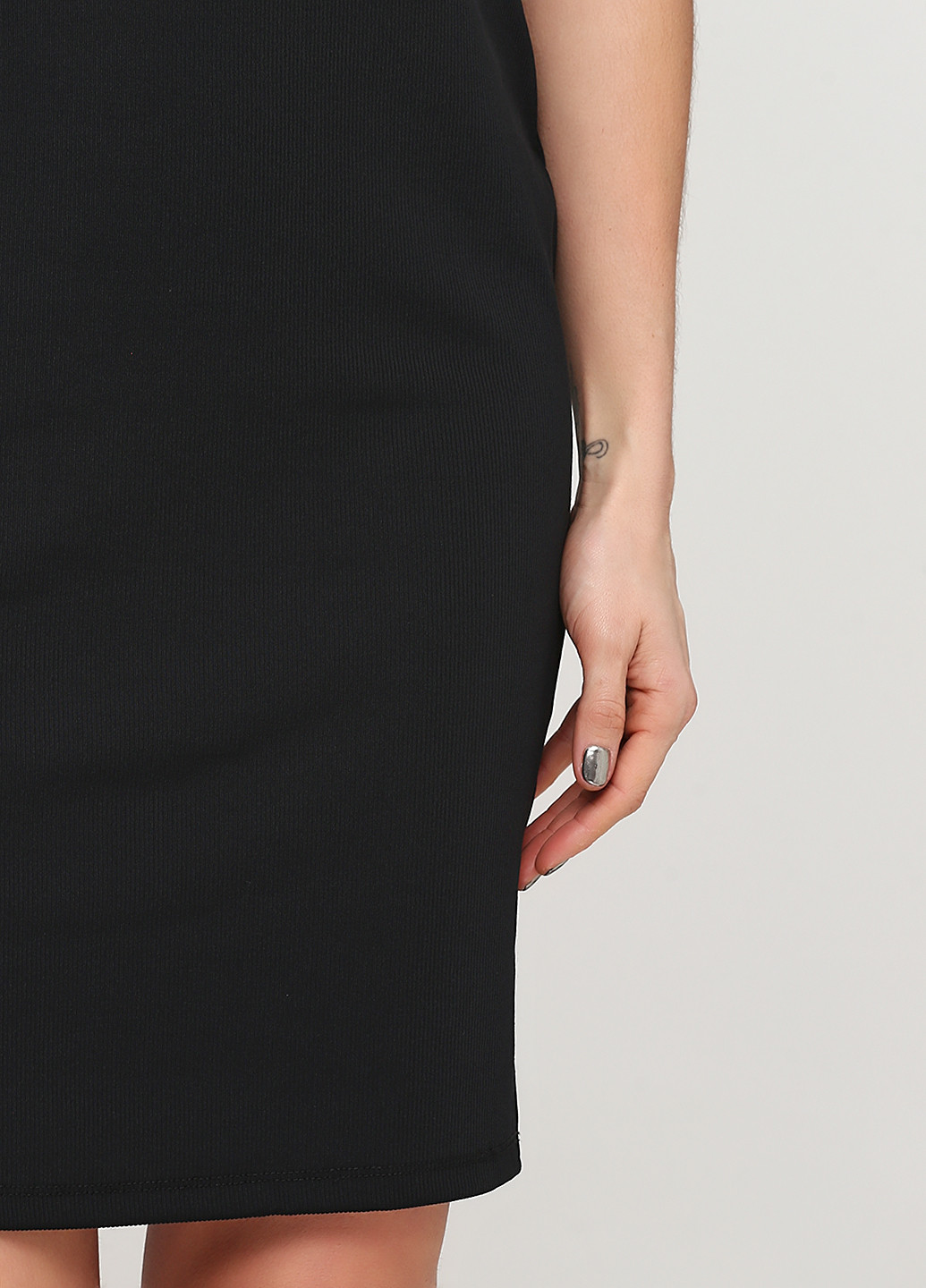 Чорна кежуал плаття, сукня футляр H&M однотонна