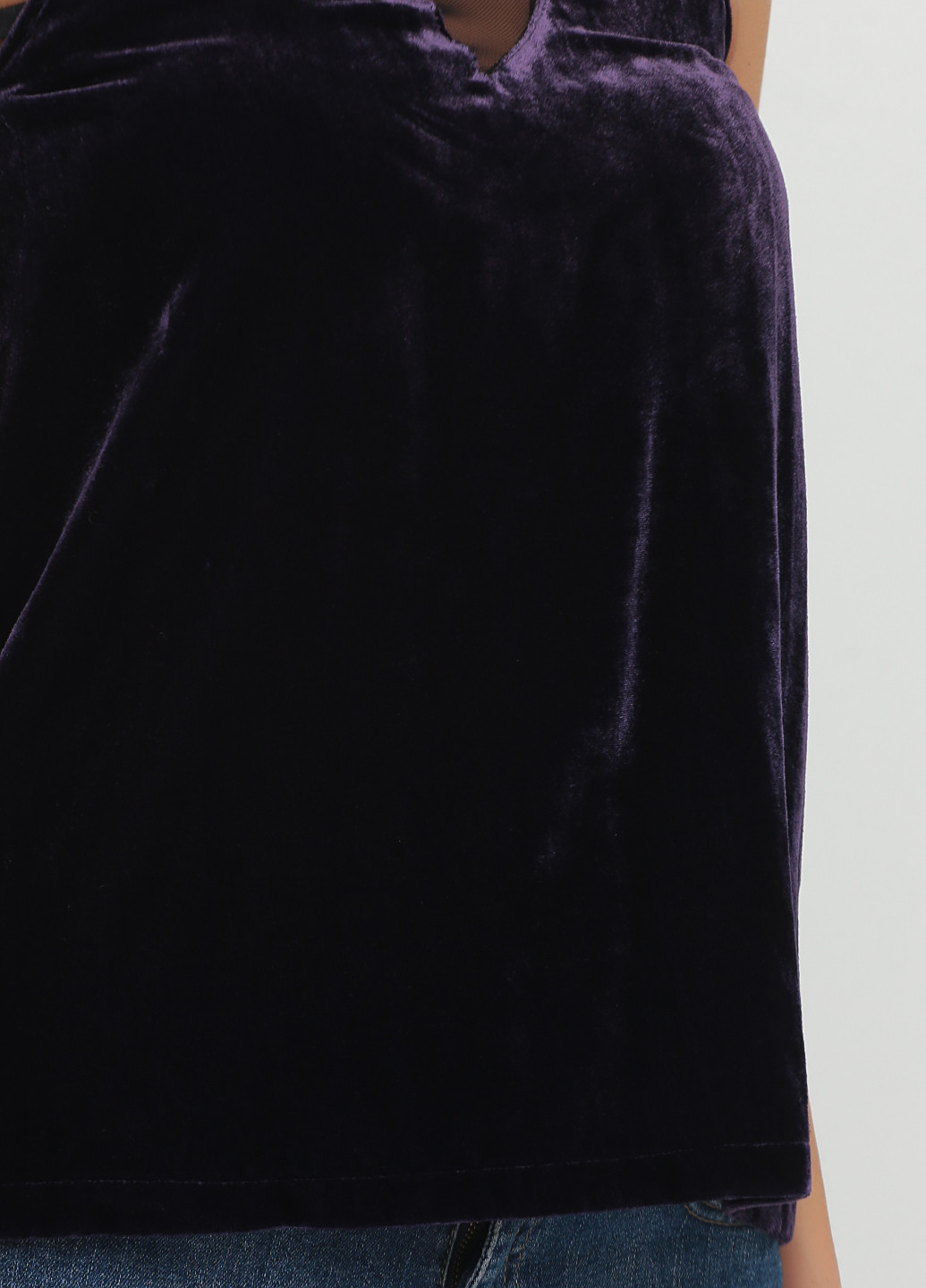 Сиреневая летняя блуза Massimo Dutti