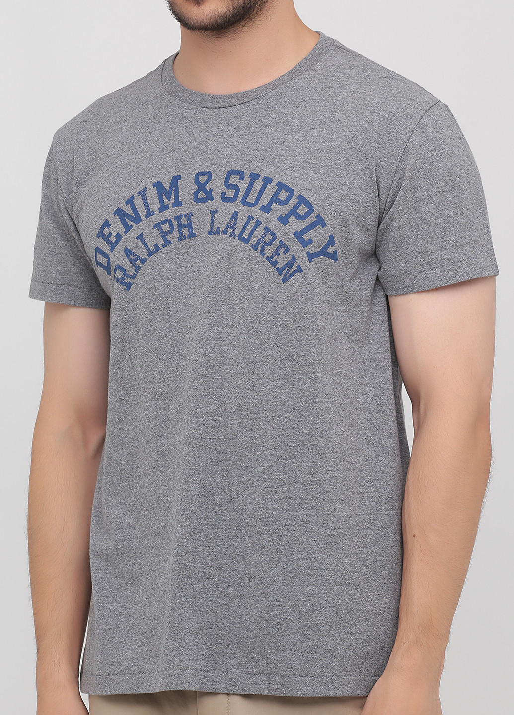 Серая футболка Ralph Lauren