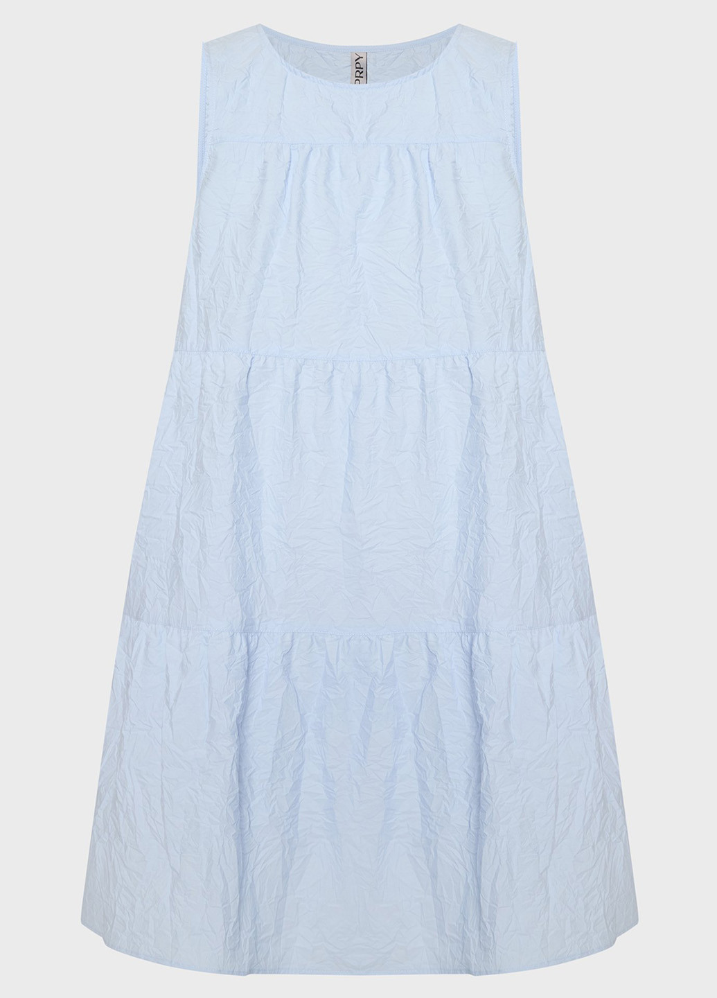 Голубое кэжуал платье а-силуэт PRPY однотонное