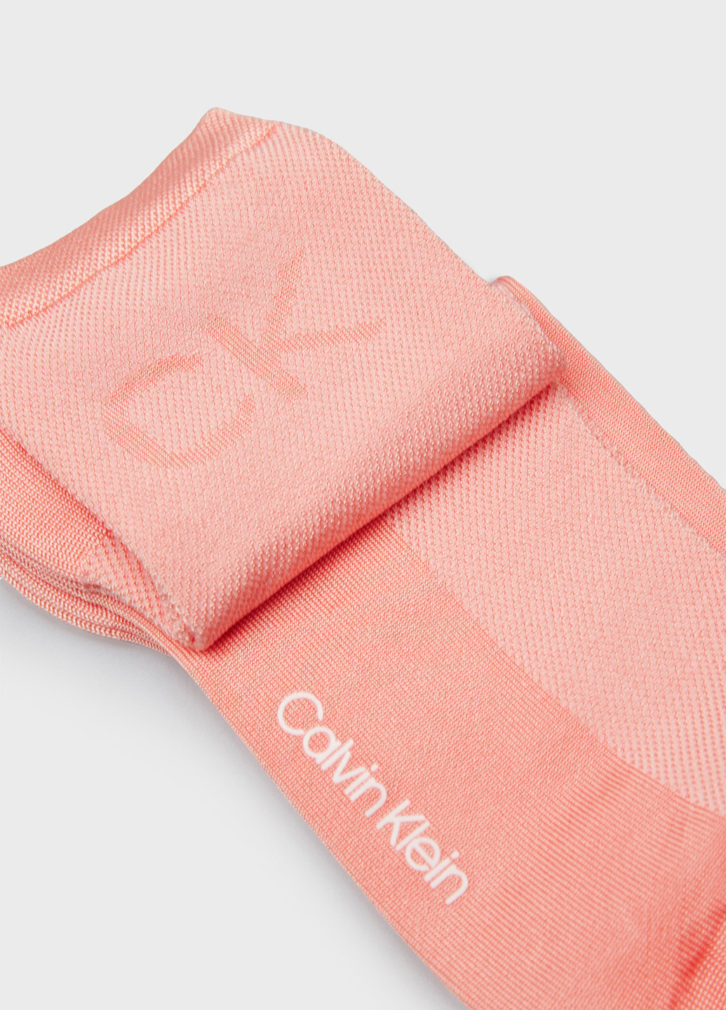 Персикові шкарпетки (2 пари) Calvin Klein логотипи (346697926)