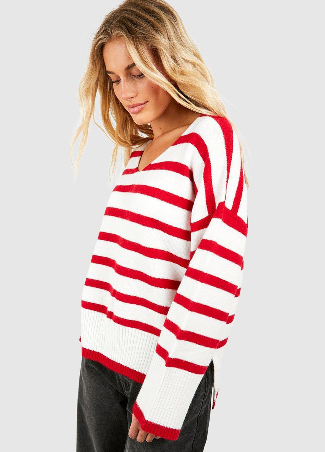 Білий демісезонний пуловер пуловер Boohoo