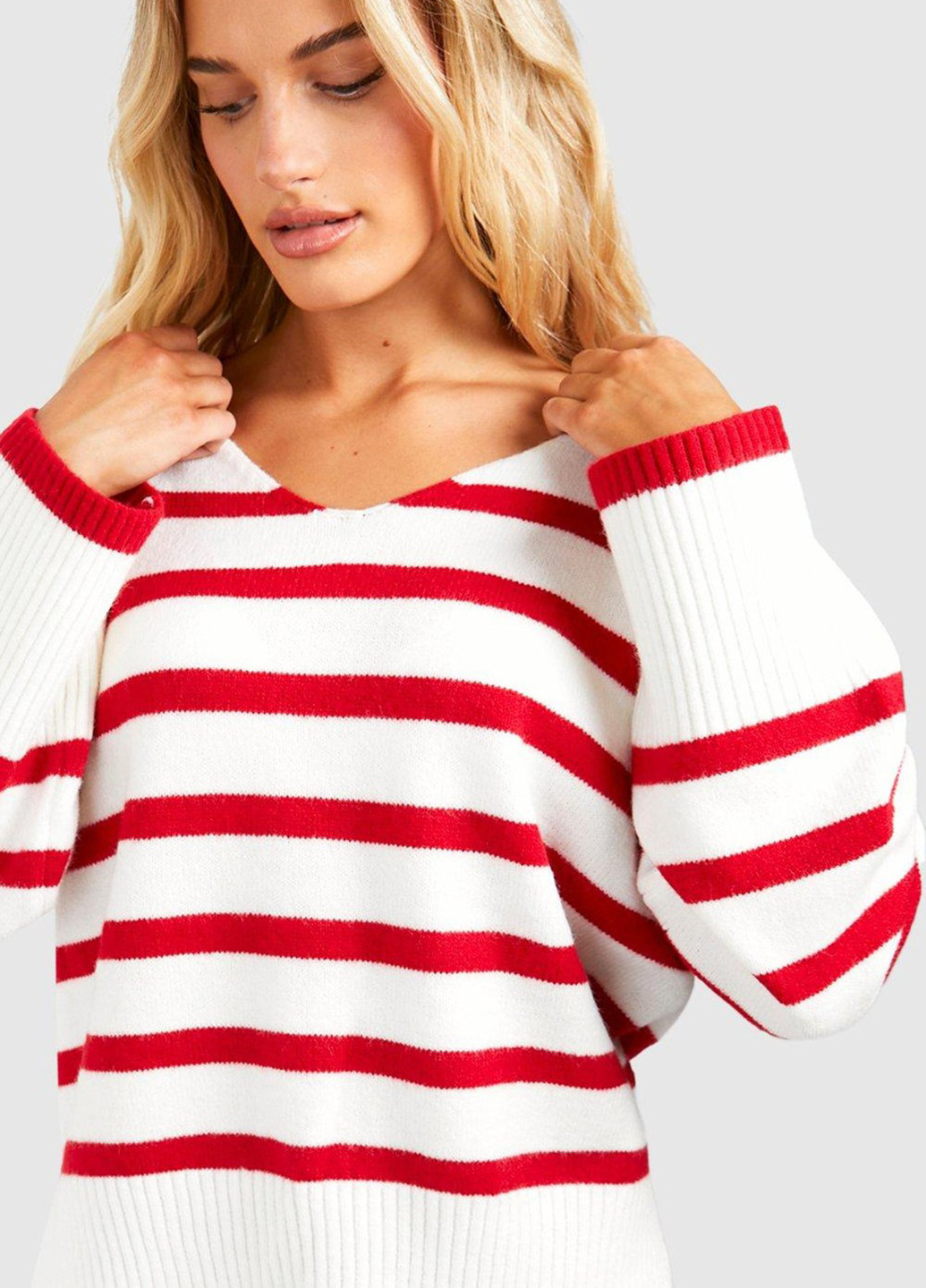 Білий демісезонний пуловер пуловер Boohoo