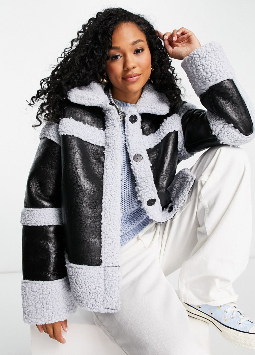 Черная демисезонная куртка Asos