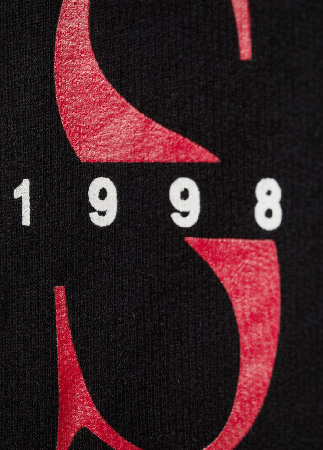 Свитшот H&M - Прямой крой надпись черный кэжуал хлопок, трикотаж - (212021978)