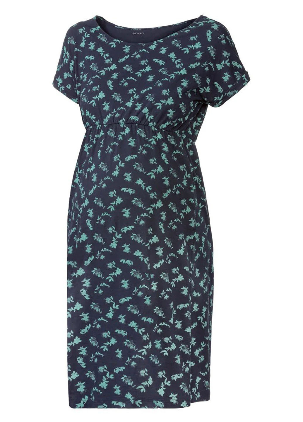 Темно-синя кежуал сукня для вагітних а-силует Esmara з квітковим принтом