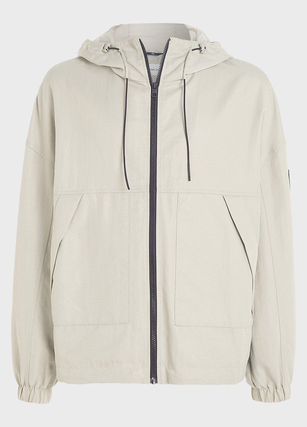 Светло-серая демисезонная ветровка Calvin Klein Jeans