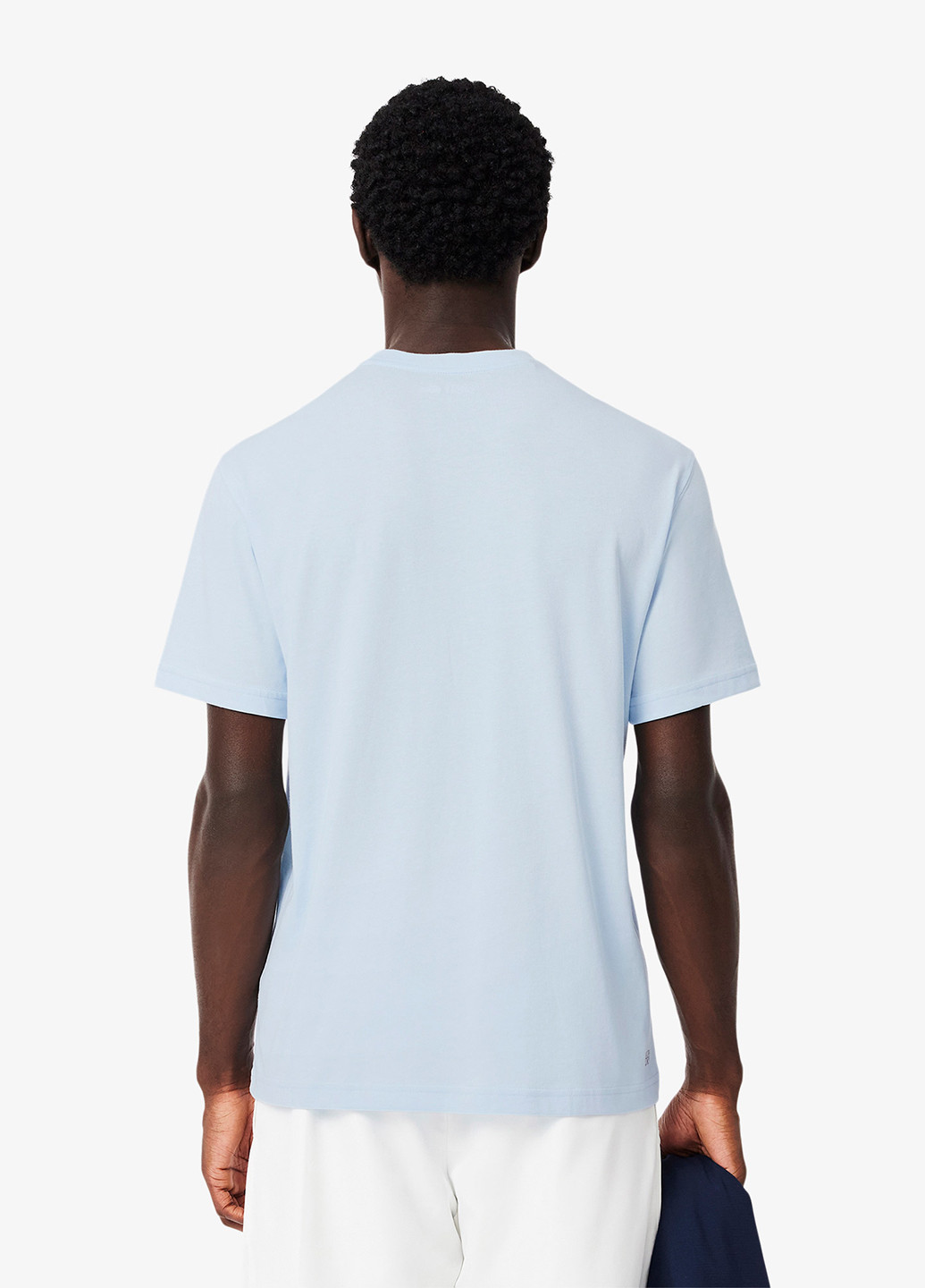 Светло-голубая футболка Lacoste