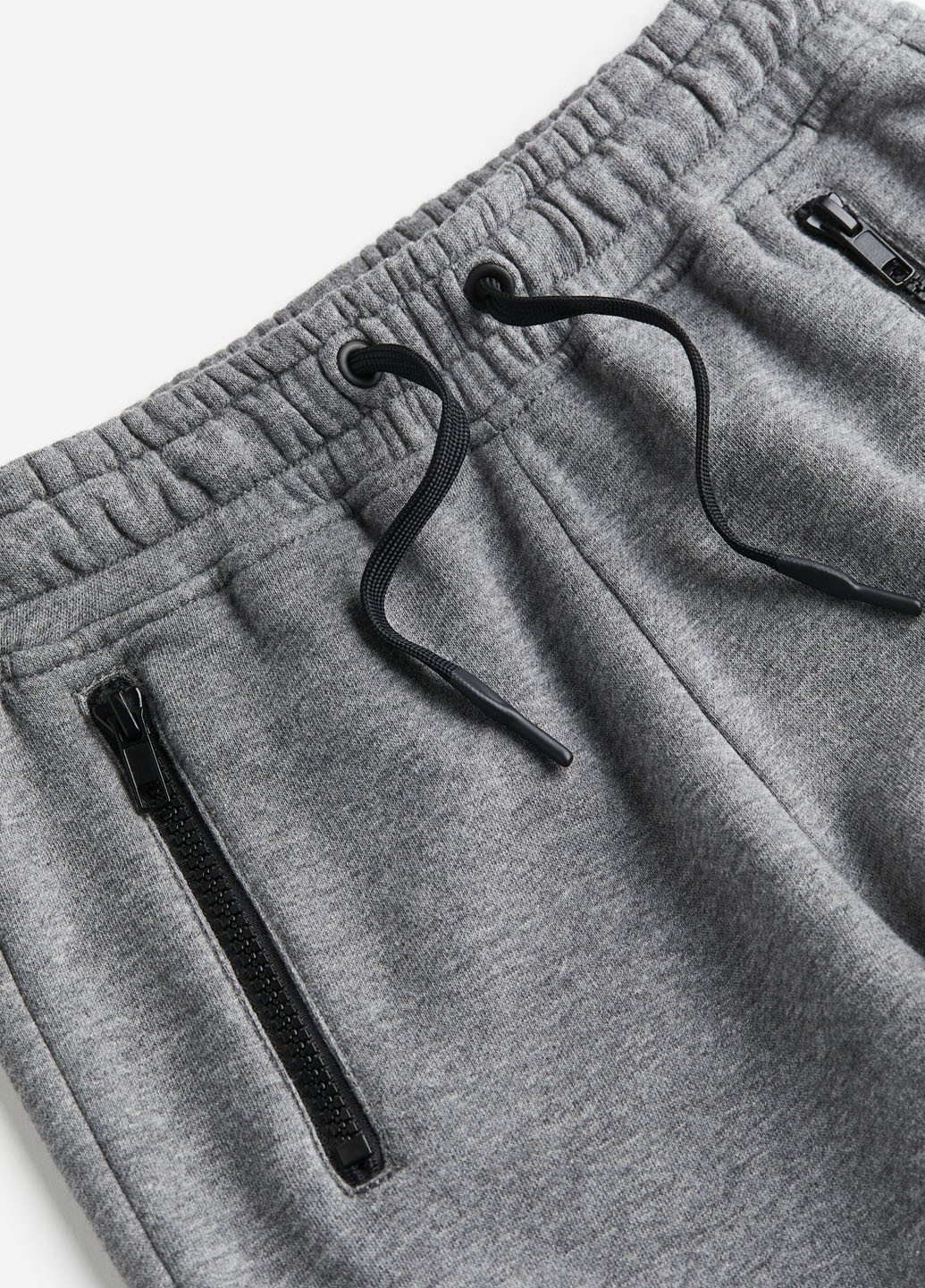 Серые спортивные демисезонные брюки джоггеры H&M
