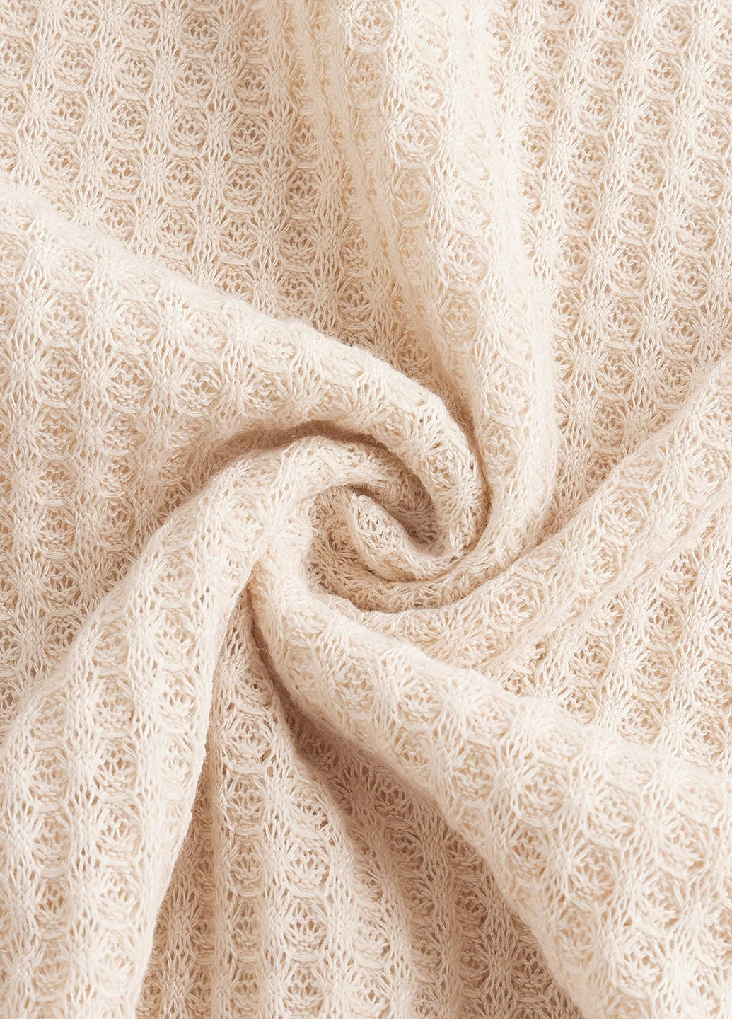 Комбінезон SHEIN комбінезон-брюки однотонний світло-бежевий кежуал поліестер, вафельний