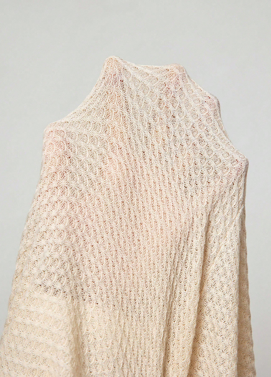 Комбінезон SHEIN комбінезон-брюки однотонний світло-бежевий кежуал поліестер, вафельний